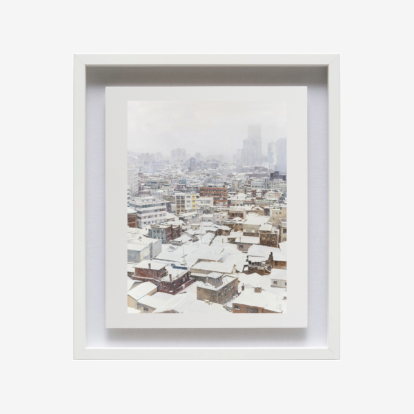 Snow in Seoul — framed