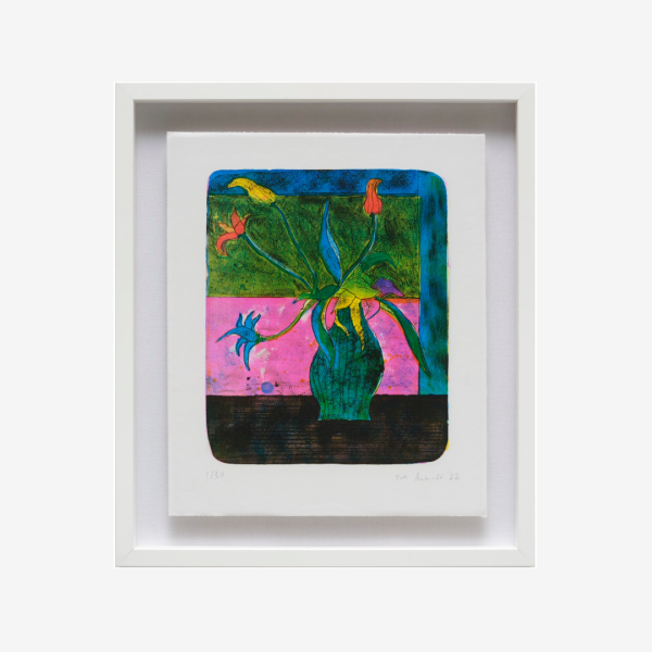 Market Flowers — framed
